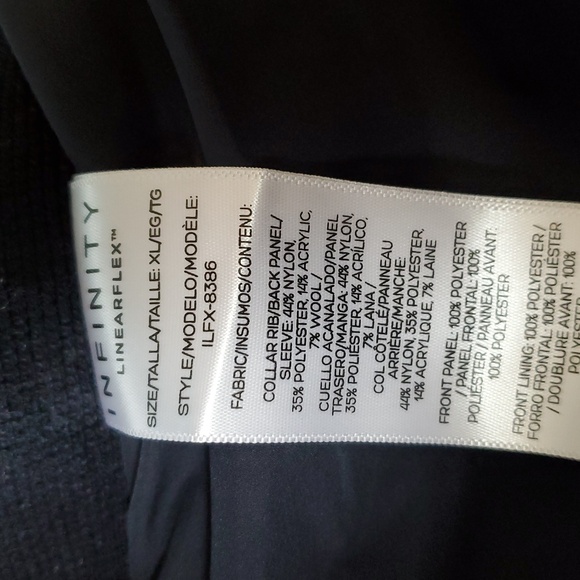 Infinity Linearflex Mixed Media Sweater Jacket - Picture 12 of 14